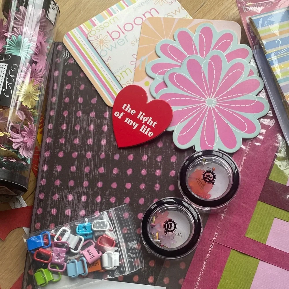 Valentine Scrapbook Kit Queen & Co Junk Journal Craft Embellishments Prima